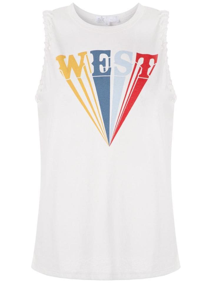 Nk Botone Fita Billy Printed Tank - White