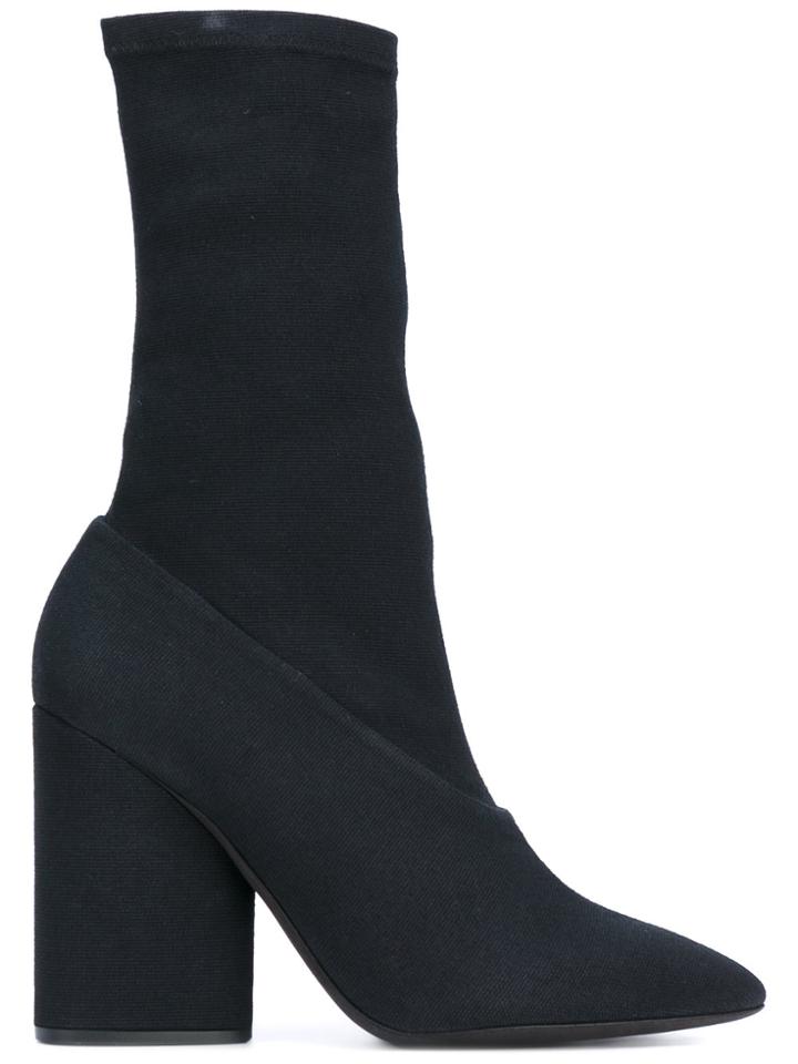 Yeezy Block Heel Boots - Black