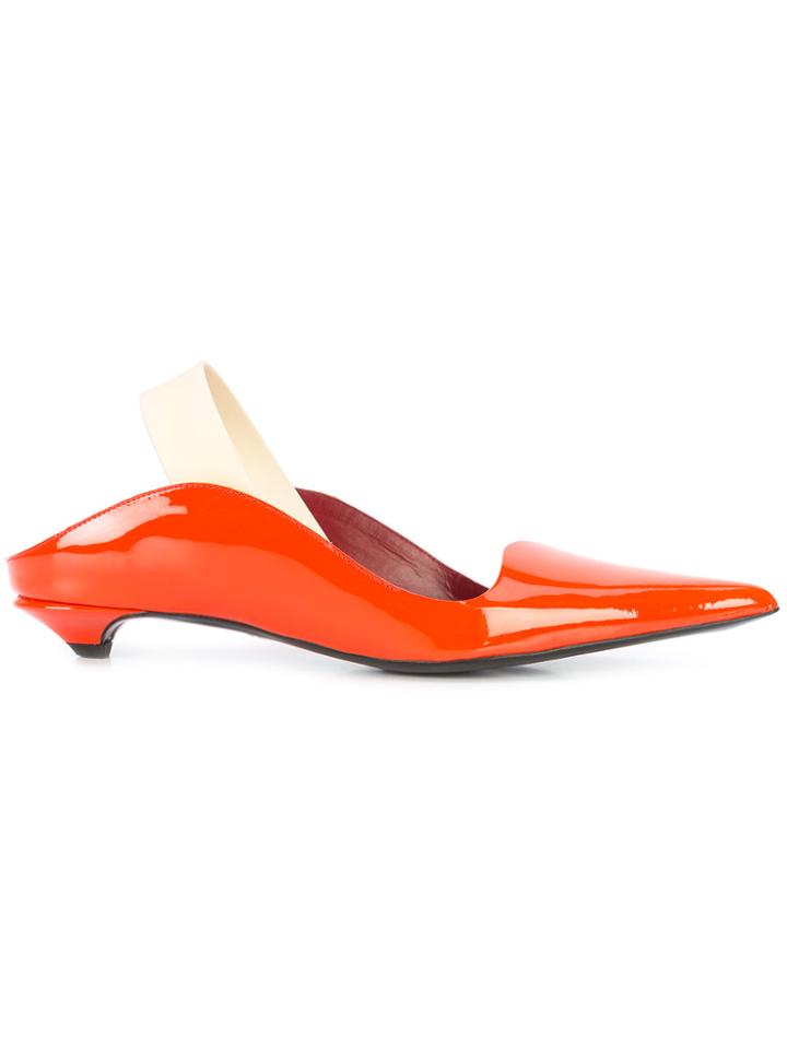 Proenza Schouler Slingback Wave Pump - Pink & Purple