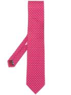 Salvatore Ferragamo Lamp Mosaic Tie - Red