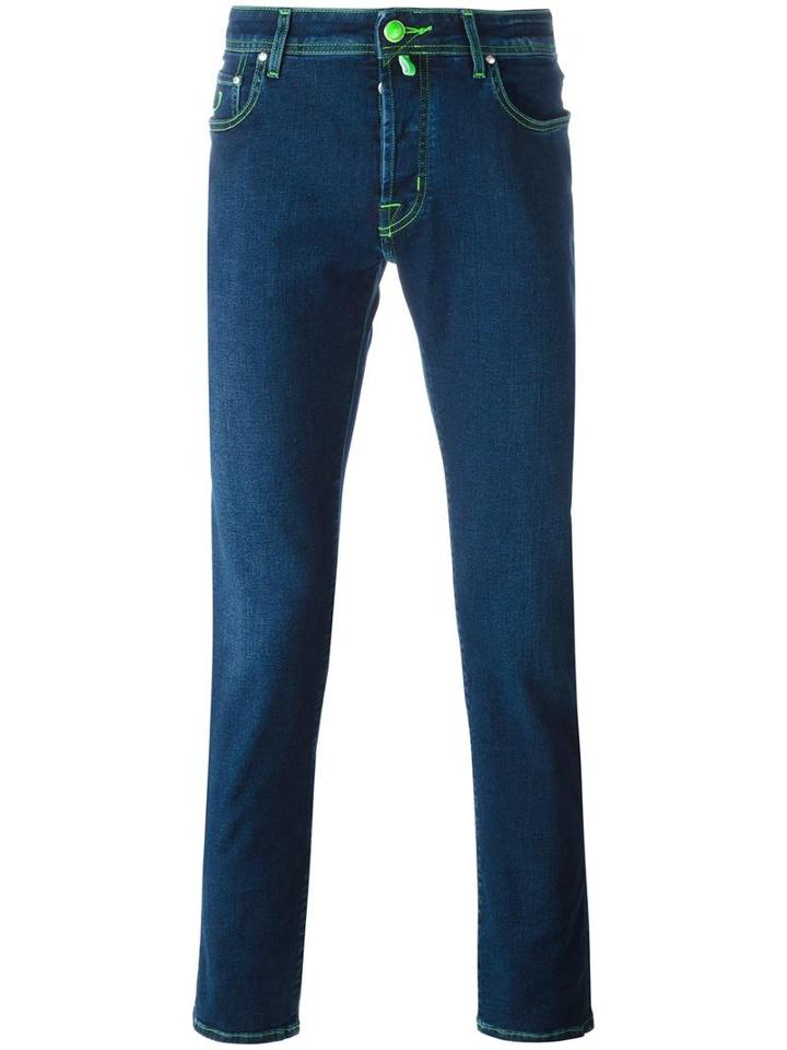 Jacob Cohen Slim-fit Jeans, Men's, Size: 34, Blue, Spandex/elastane/cotton