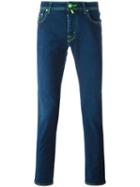 Jacob Cohen Slim-fit Jeans, Men's, Size: 34, Blue, Spandex/elastane/cotton