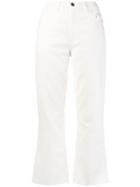 Pinko Micky Cropped Jeans - White