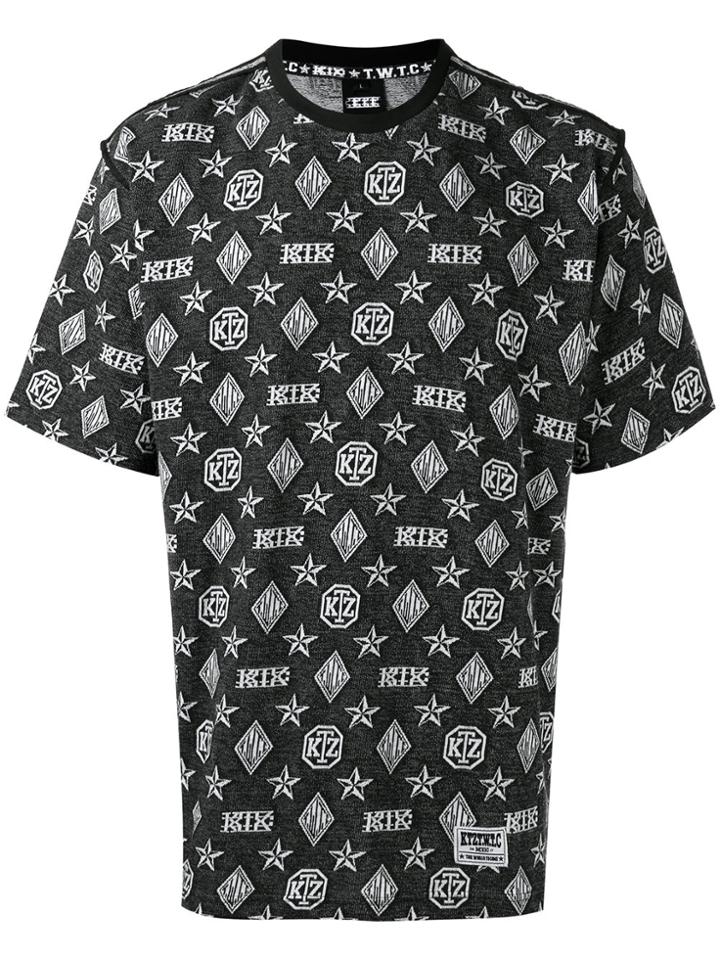 Ktz Patterned T-shirt - White