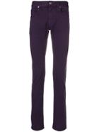 Versace Slim Fit Trousers - Pink & Purple
