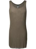 Ann Demeulemeester Long-line Vest Top - Green
