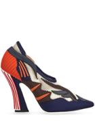Fendi Technical Mesh Pumps - Blue