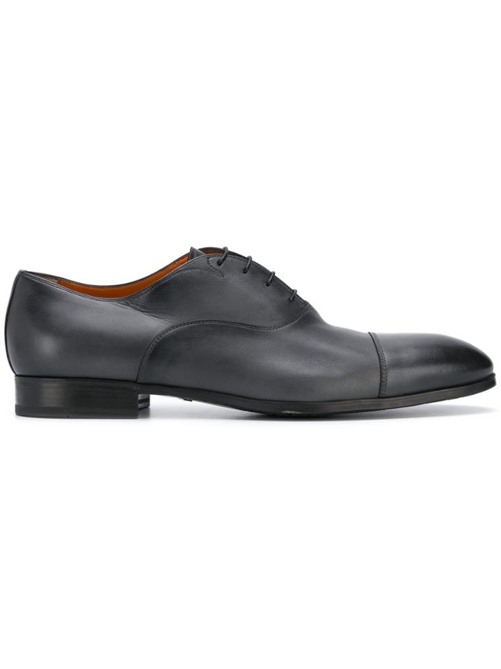 Santoni Almond Toe Dress Shoes - Grey