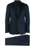 Armani Collezioni Formal Buttoned Dinner Suit - Black