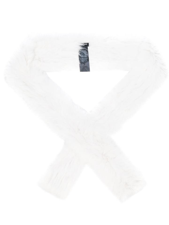 Yves Salomon Four Lapin Scarf - White