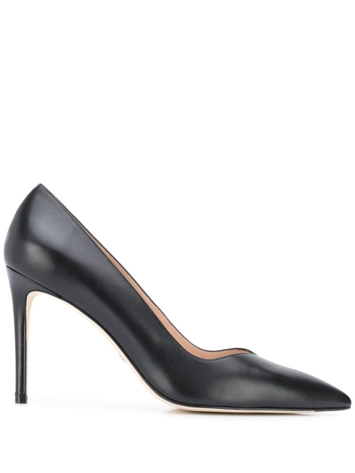 Stuart Weitzman Anny 100 Stiletto Pumps - Black