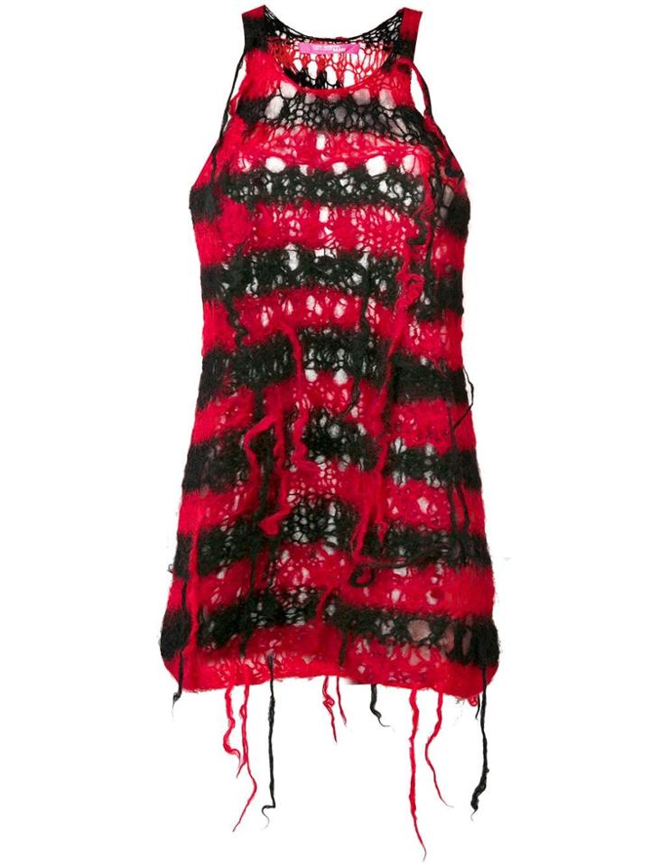 Junya Watanabe Comme Des Garçons Vintage Distressed Knitted Dress -
