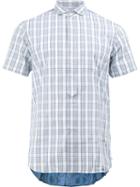Junya Watanabe Comme Des Garçons Man Checked And Floral Print Shirt, Men's, Size: Small, White, Cotton
