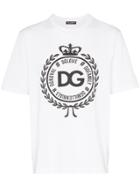 Dolce & Gabbana Dg Crest Logo T-shirt - White