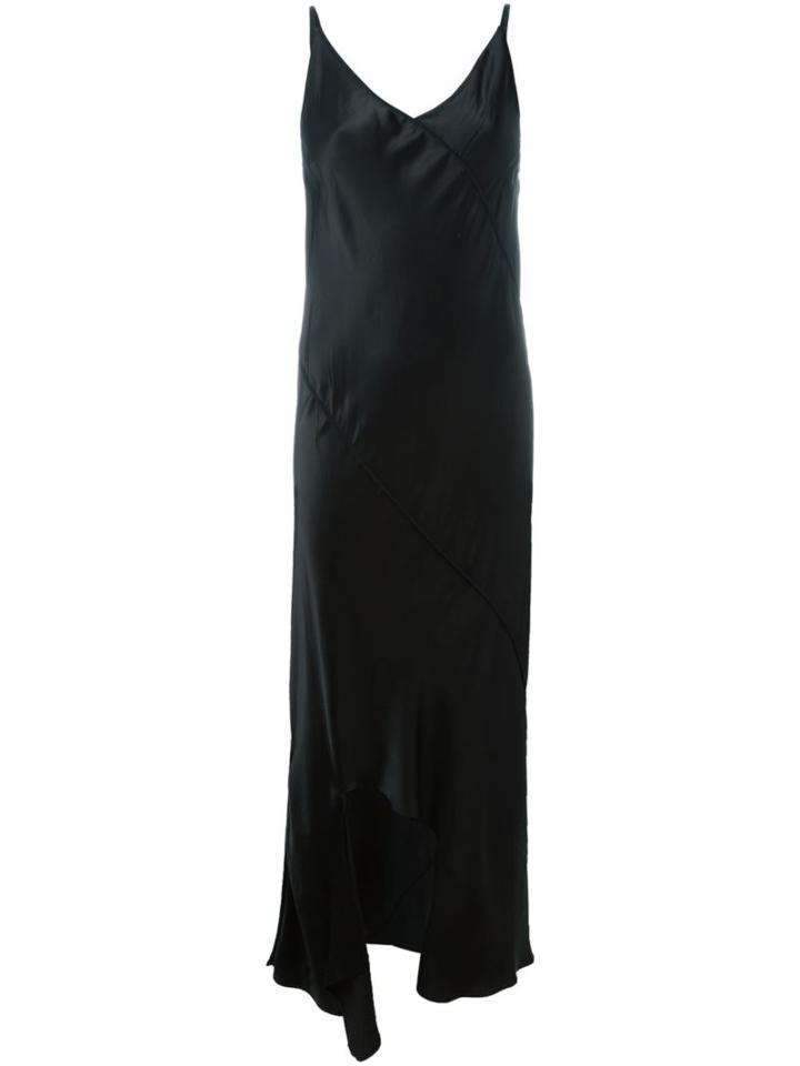 Ports 1961 Asymmetric Hem V-neck Dress