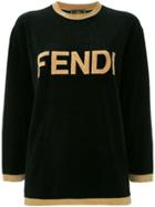 Fendi Vintage Long Sleeve Sweatshirt - Black