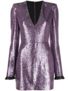 Philosophy Di Lorenzo Serafini Ruffled Cuff Dress - Purple