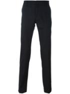 Dondup Straight Fit Trousers, Men's, Size: 34, Black, Cotton/spandex/elastane/virgin Wool
