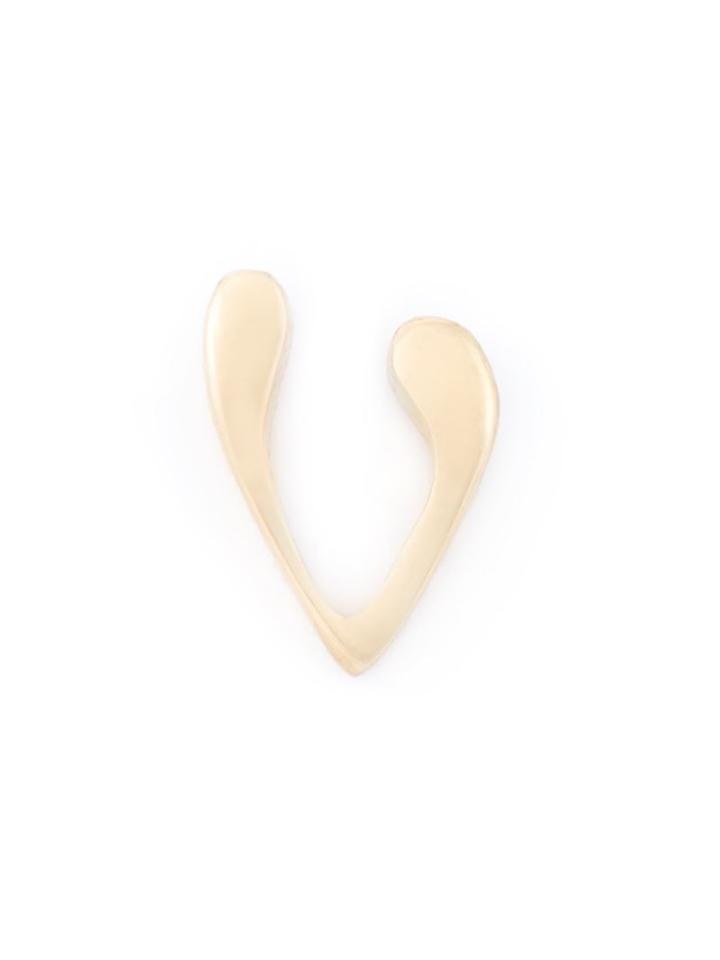 Loquet Wishbone Charm, Women's, Metallic