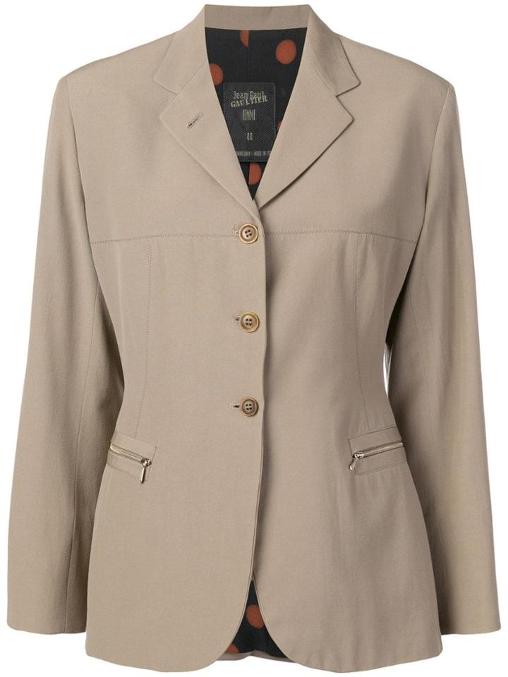 Jean Paul Gaultier Pre-owned 1990's Classic Blazer - Neutrals