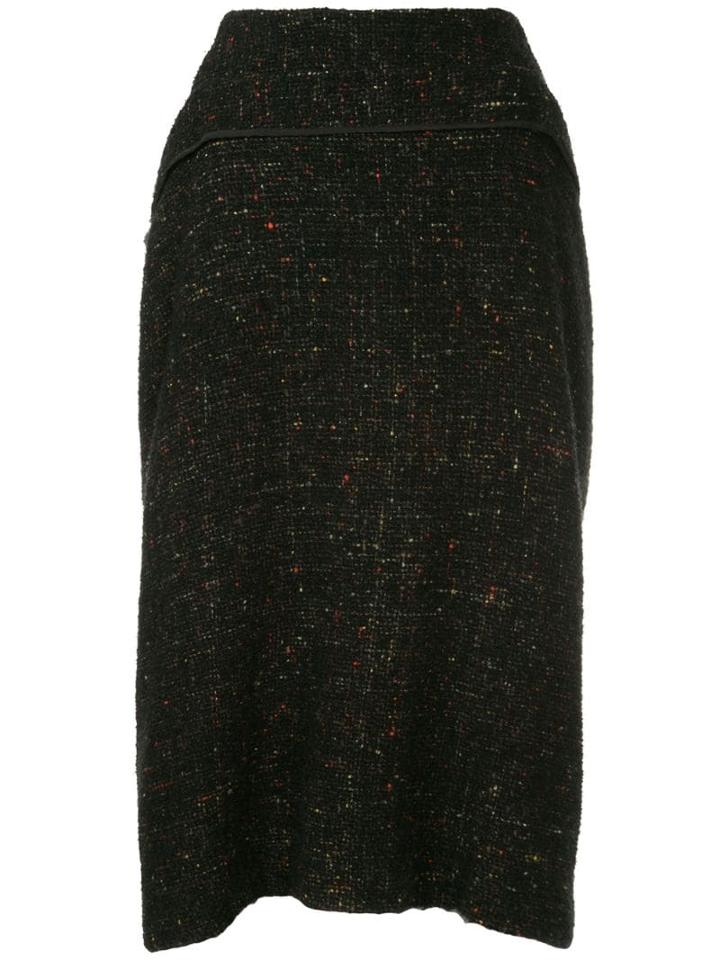 Yohji Yamamoto Pre-owned Mid-length Skirt - Black