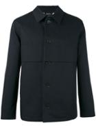 A.p.c. - Button-up Shirt Jacket - Men - Cotton - Xl, Blue, Cotton