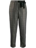 Peserico Bow Detail Trousers - Black