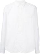 Wooster + Lardini Patch Pocket Shirt, Men's, Size: M, White, Cotton