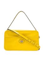 Gucci Gg Soft Leather Shoulder Bag - Yellow