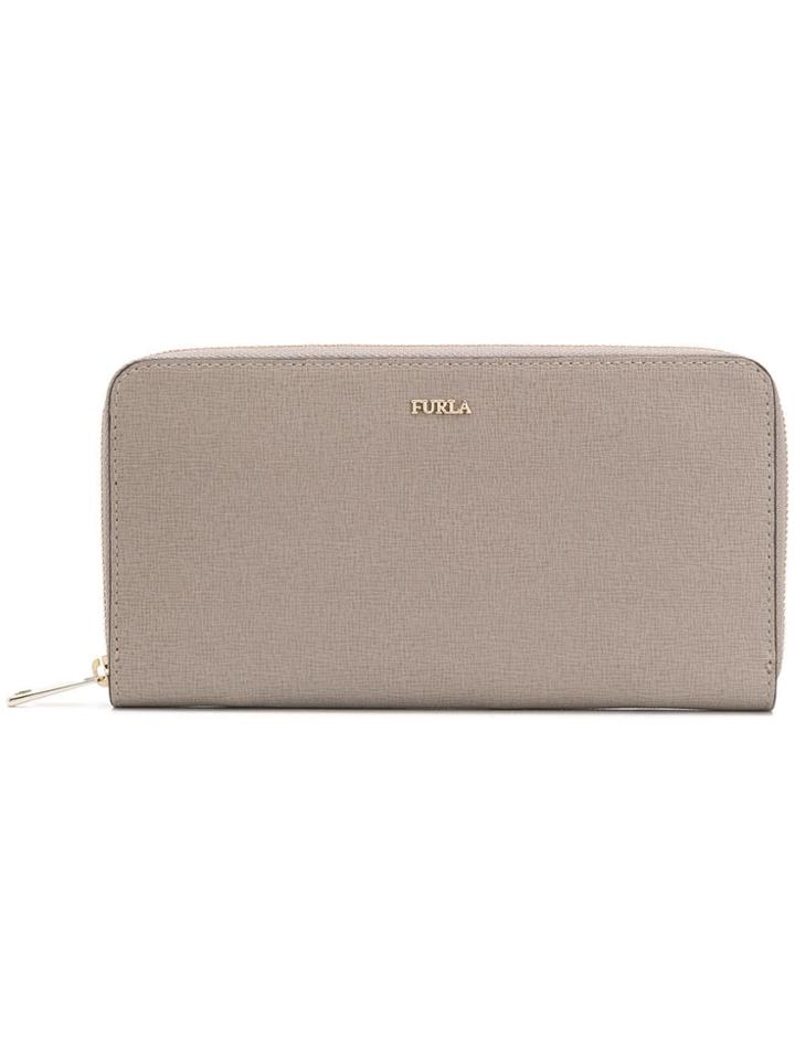 Furla Babylon Zip-around Wallet - Neutrals