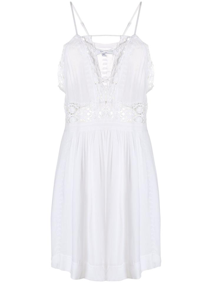 Iro Crochet Trim Dress - White