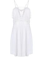 Iro Crochet Trim Dress - White