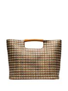 Simon Miller Multicoloured Birch Medium Woven-straw Tote Bag - Brown