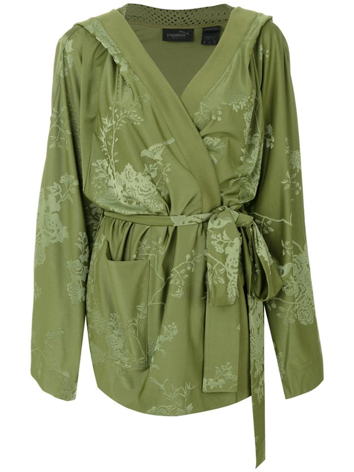Fenty X Puma Tonal Floral Kimono Jacket - Green