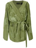 Fenty X Puma Tonal Floral Kimono Jacket - Green