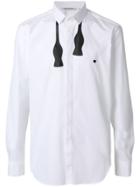 Neil Barrett Bow Tie Print Shirt - White