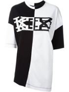 Ktz Logo Print T-shirt, Women's, Size: Large, White, Cotton
