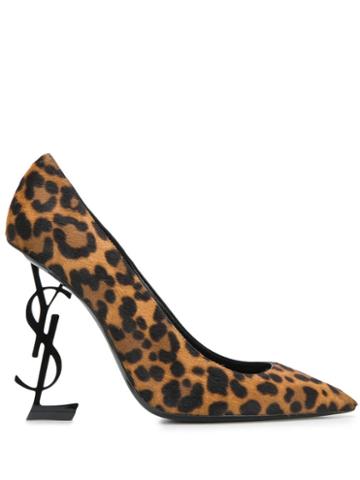 Saint Laurent Opyum 110 Pumps - Brown