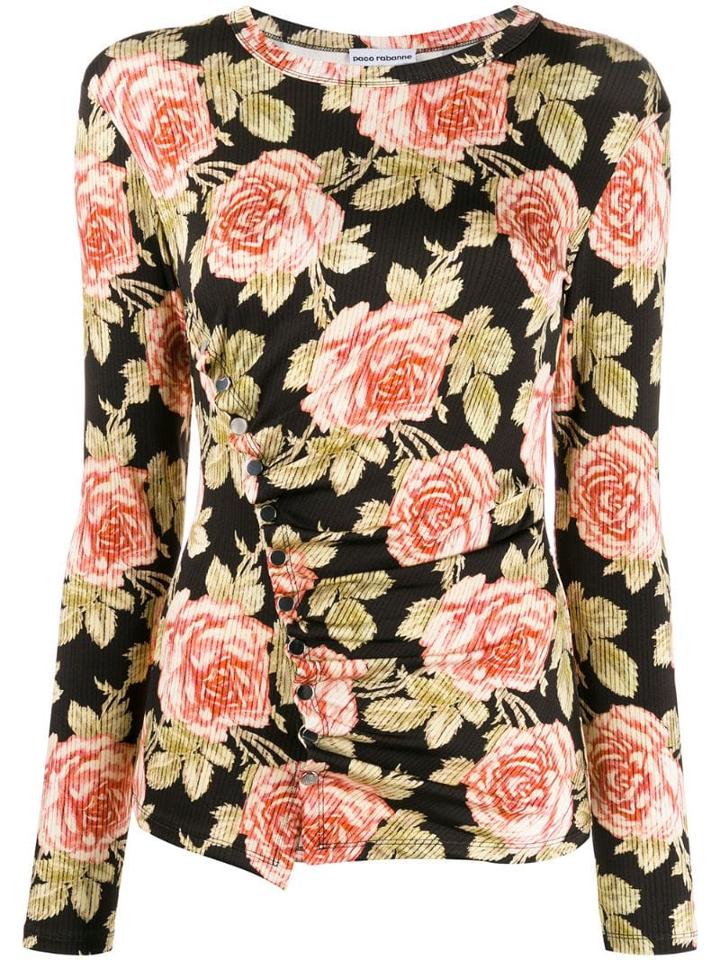 Paco Rabanne Floral Print Blouse - Brown