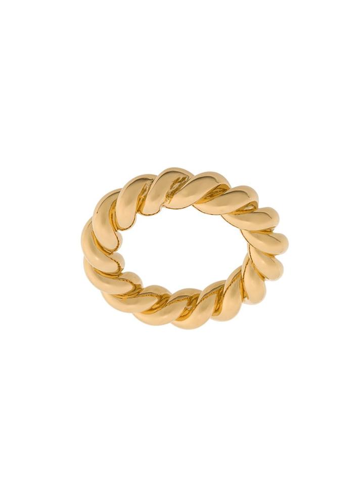 Isabel Lennse Wide Twisted Ring - Gold