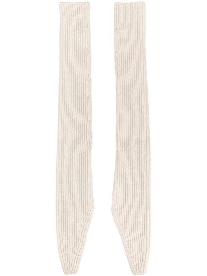 Calvin Klein 205w39nyc Long Fingerless Gloves - White
