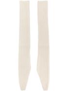 Calvin Klein 205w39nyc Long Fingerless Gloves - White