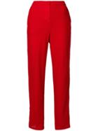 Nil & Mon Striped Detail Trousers - Red