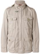 Fay Fitted Flap Pocket Jacket - Nude & Neutrals