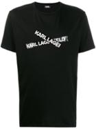Karl Lagerfeld Logo Tap T-shirt - Black