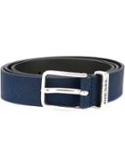 Diesel Classic Buckle Belt, Men's, Size: 105, Blue, Calf Leather