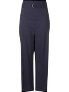En Route Belted Easy Pants, Women's, Size: 1, Blue, Cotton/nylon/polyurethane