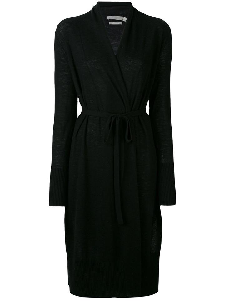 Vince - Cashmere Long Cardigan - Women - Cashmere - S, Black, Cashmere