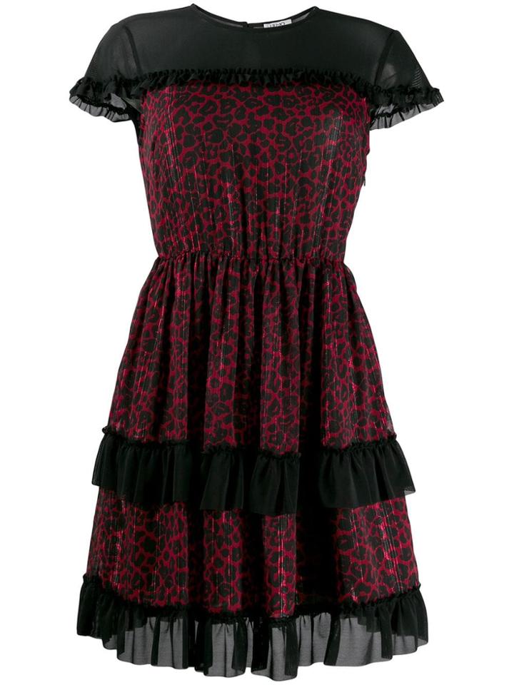 Liu Jo Leopard Print Flared Dress