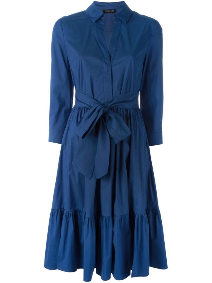 Twin-set Flared Shirt Dress